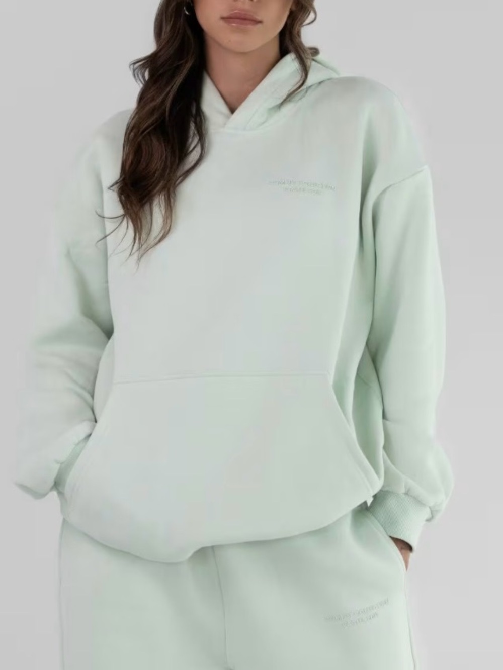 COMFRT limited edition mint green oversized Pastel hoodie Large